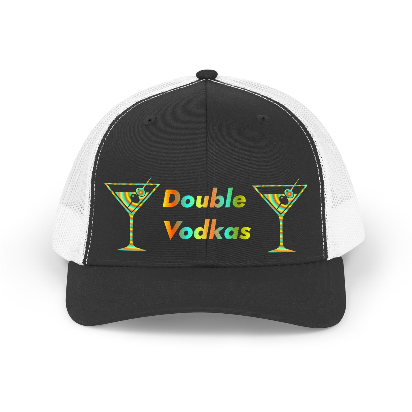 "DOUBLE VODKAS" Trucker Hat
